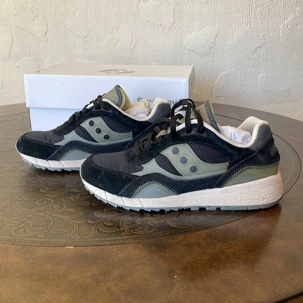 Saucony Shadow 6000 black street shoe with box size 9.5 men’s